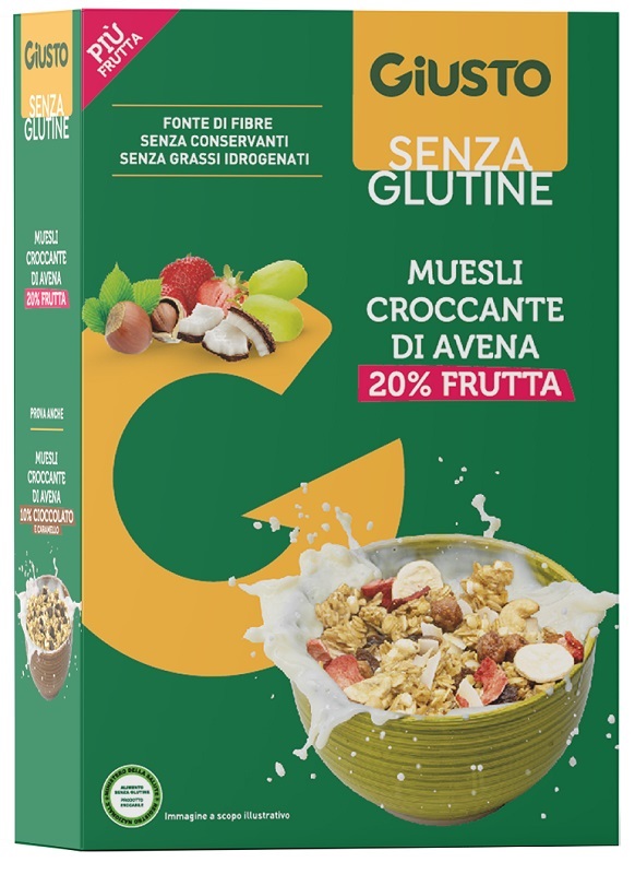 GIUSTO SENZA GLUTINE MUESLI AVENA FRUTTA SECCA 275 G - Farmacia Artemisia di Montecuollo Dott. Angelo snc