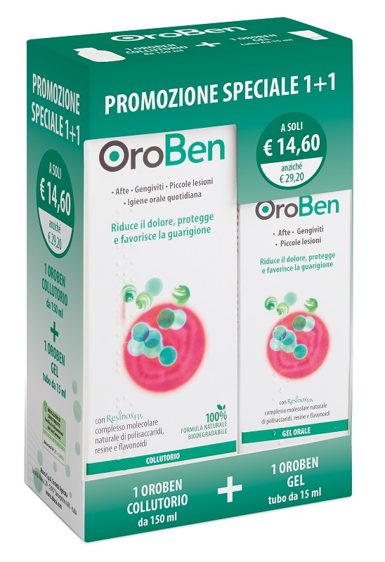 OROBEN COLLUTORIO + GEL CONFEZIONE SPECIALE 1+1 - Farmacia Artemisia di Montecuollo Dott. Angelo snc