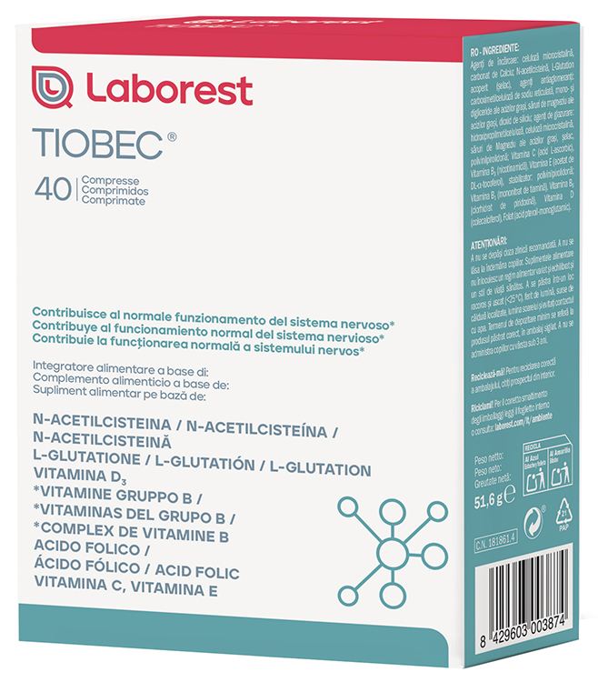 TIOBEC 40 COMPRESSE NUOVA FORMULAZIONE SENZA GLUTINE SENZA LATTOSIO - Farmacia Artemisia di Montecuollo Dott. Angelo snc