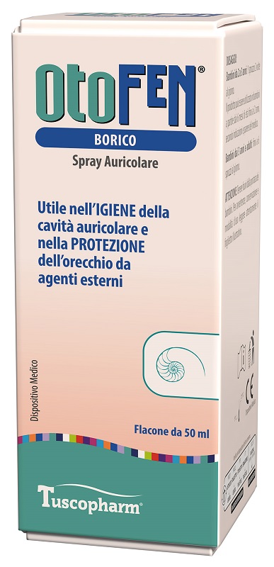 OTOFEN BORICO SPRAY AURICOLARE 50 ML - Farmacia Artemisia di Montecuollo Dott. Angelo snc