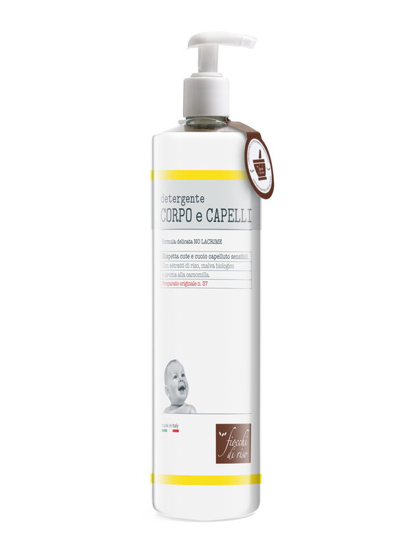 FIOCCHI DI RISO DETERGENTE CORPO E CAPELLI CAMOMILLA 750 ML - Farmacia Artemisia di Montecuollo Dott. Angelo snc