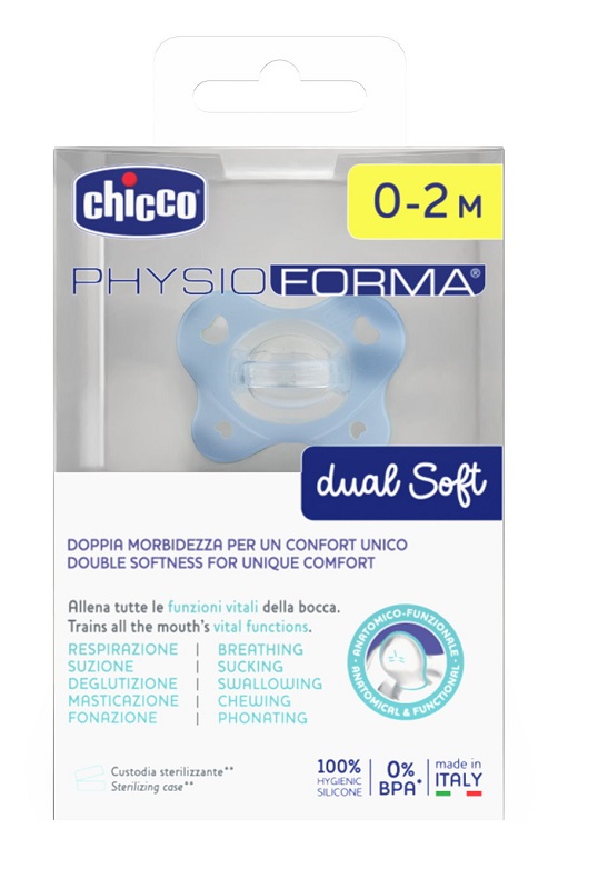 CHICCO DUAL SOFT BLU 0-2 1 PEZZO - Farmacia Artemisia di Montecuollo Dott. Angelo snc