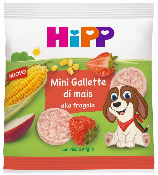 HIPP MINI GALLETTE MAIS FRAGOLA 23 G - Farmacia Artemisia di Montecuollo Dott. Angelo snc