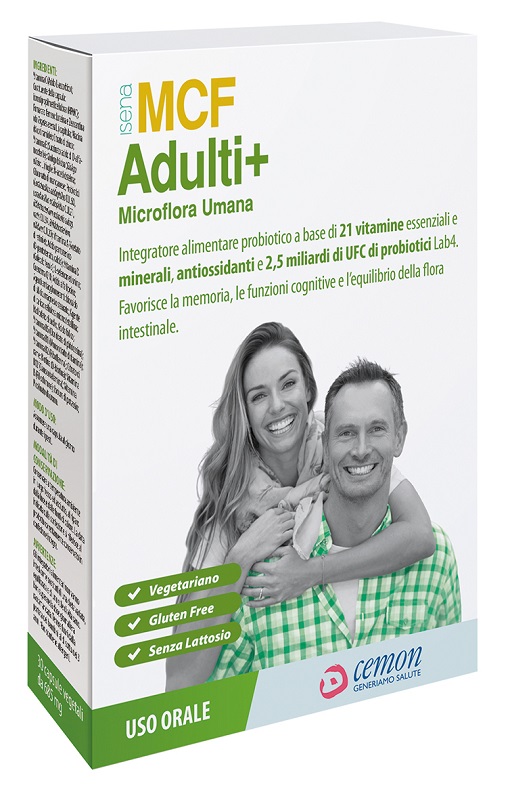 MCF ADULTI+ 30 CAPSULE VEGETALI 685 MG SENZA GLUTINE SENZA LATTOSIO - Farmacia Artemisia di Montecuollo Dott. Angelo snc