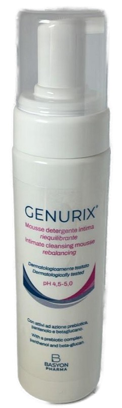 GENURIX MOUSSE DETERGENTE INTIMA 200 ML - Farmacia Artemisia di Montecuollo Dott. Angelo snc