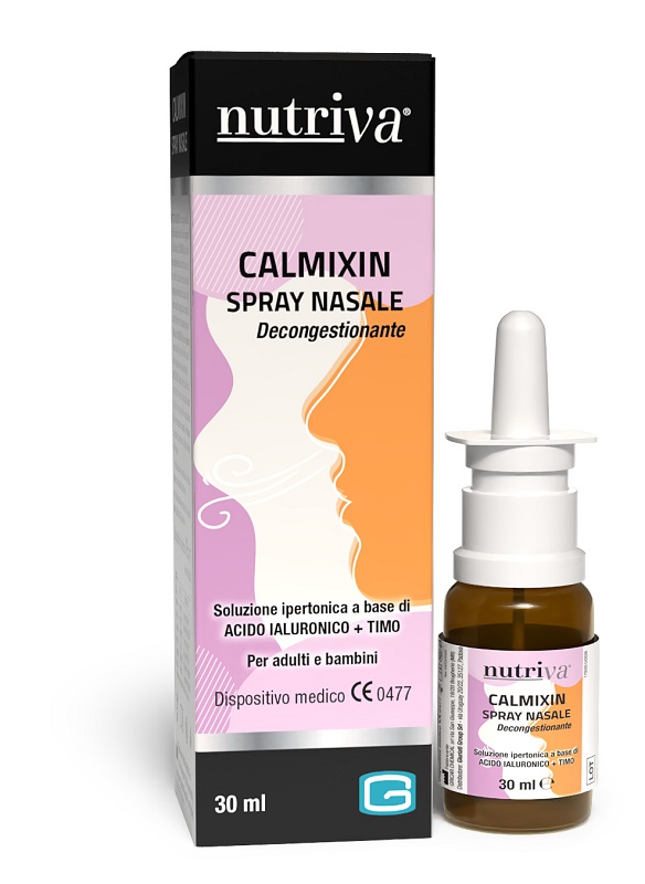 NUTRIVA CALMIXIN SPRAY NASALE 30 ML SENZA GLUTINE NATURALMENTE PRIVO DI LATTOSIO - Farmacia Artemisia di Montecuollo Dott. Angelo snc